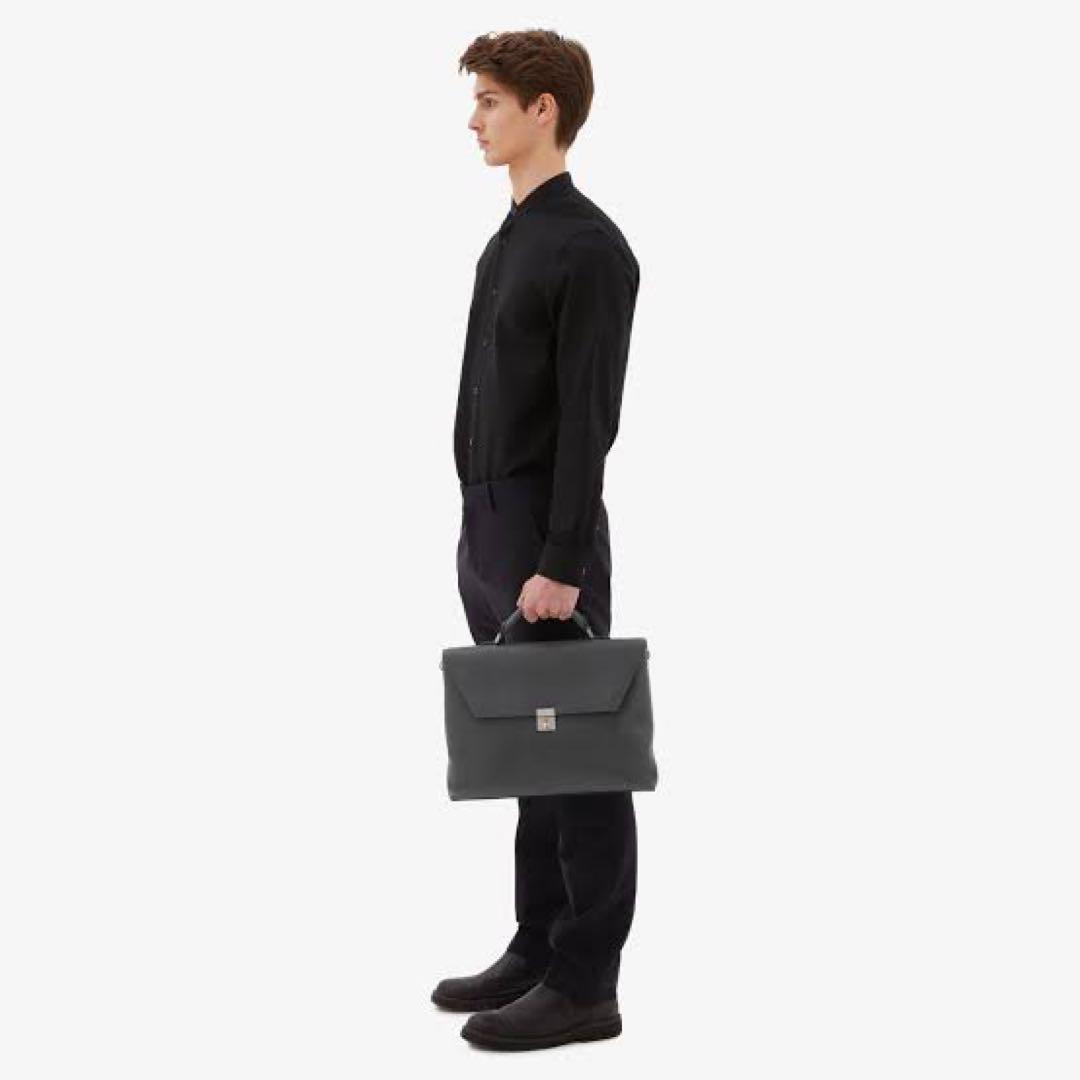 【美品✨現行】ヴァレクストラ ブリーフケース 2way 2室 鍵付 A4可 本革