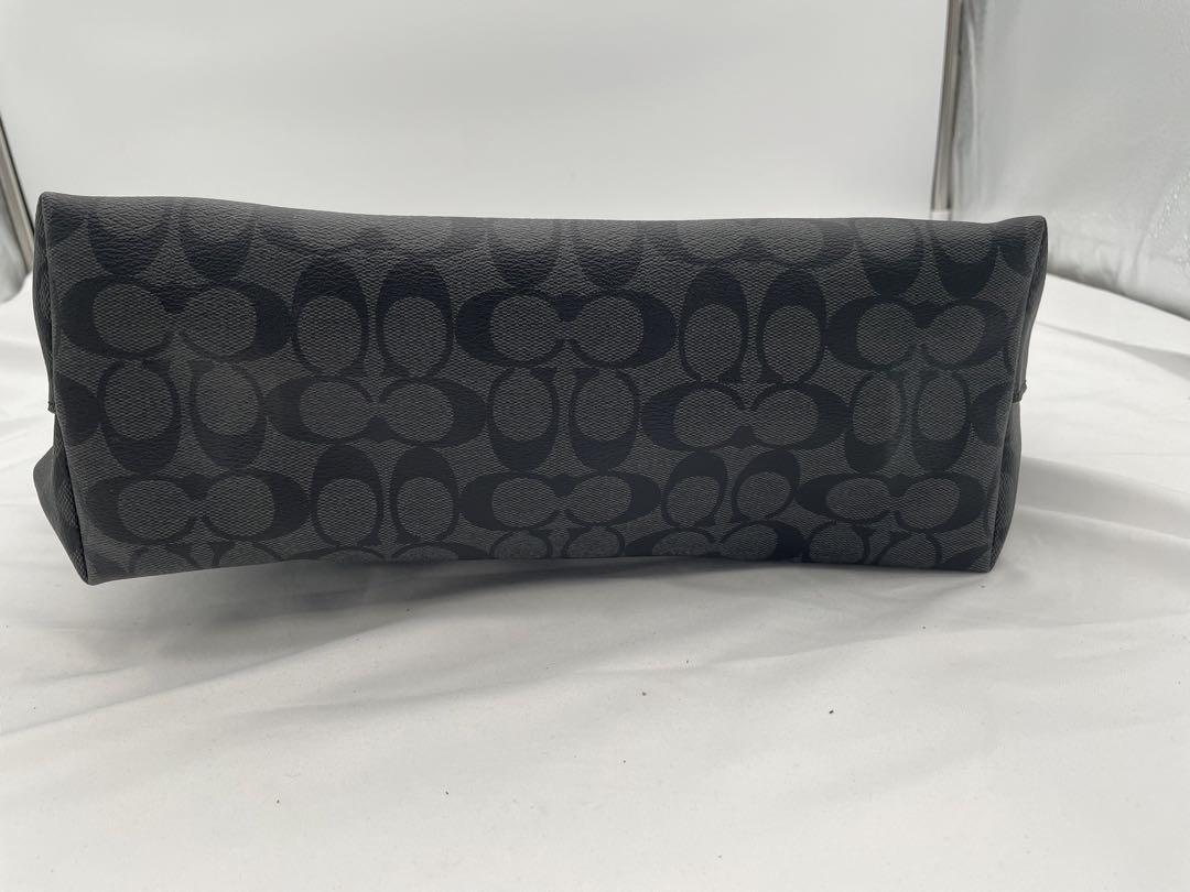 COACH ブラック トートバッグ　ビジネスバック　レディース　メンズ