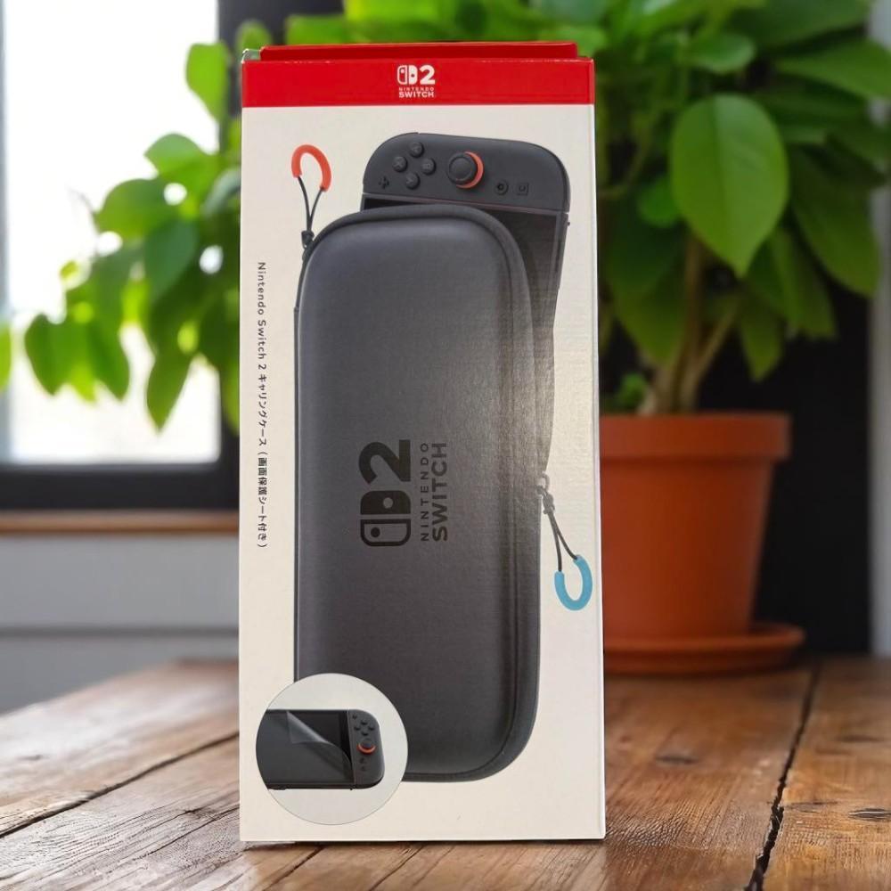 新品送料無料純正NintendoSwitch2 キャリングケース　画面保護シート