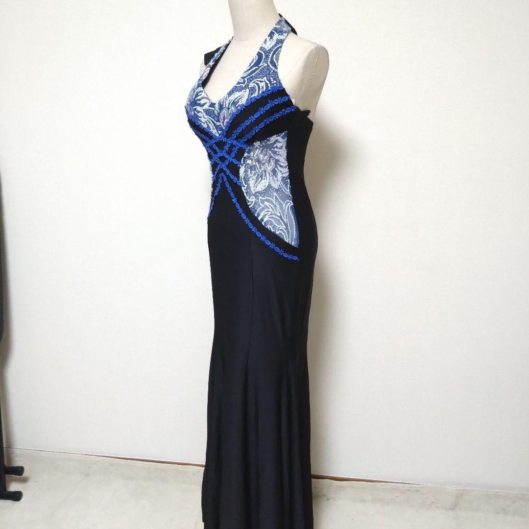 【海外 正規品】 美品】 ZIZI ミモレ丈 ロングドレス カラードレス ドレス Dress スーツ・フォーマル・ドレス