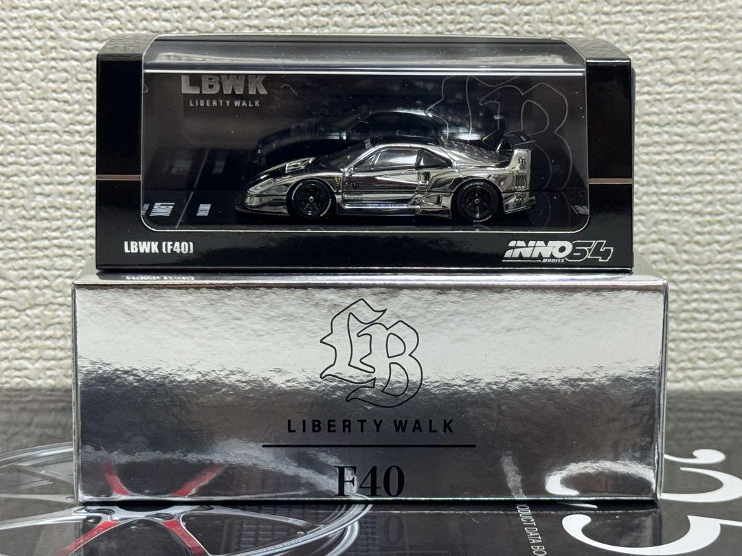 Inno64 1/64 LBWK Ferrari F40ミニカー 限定