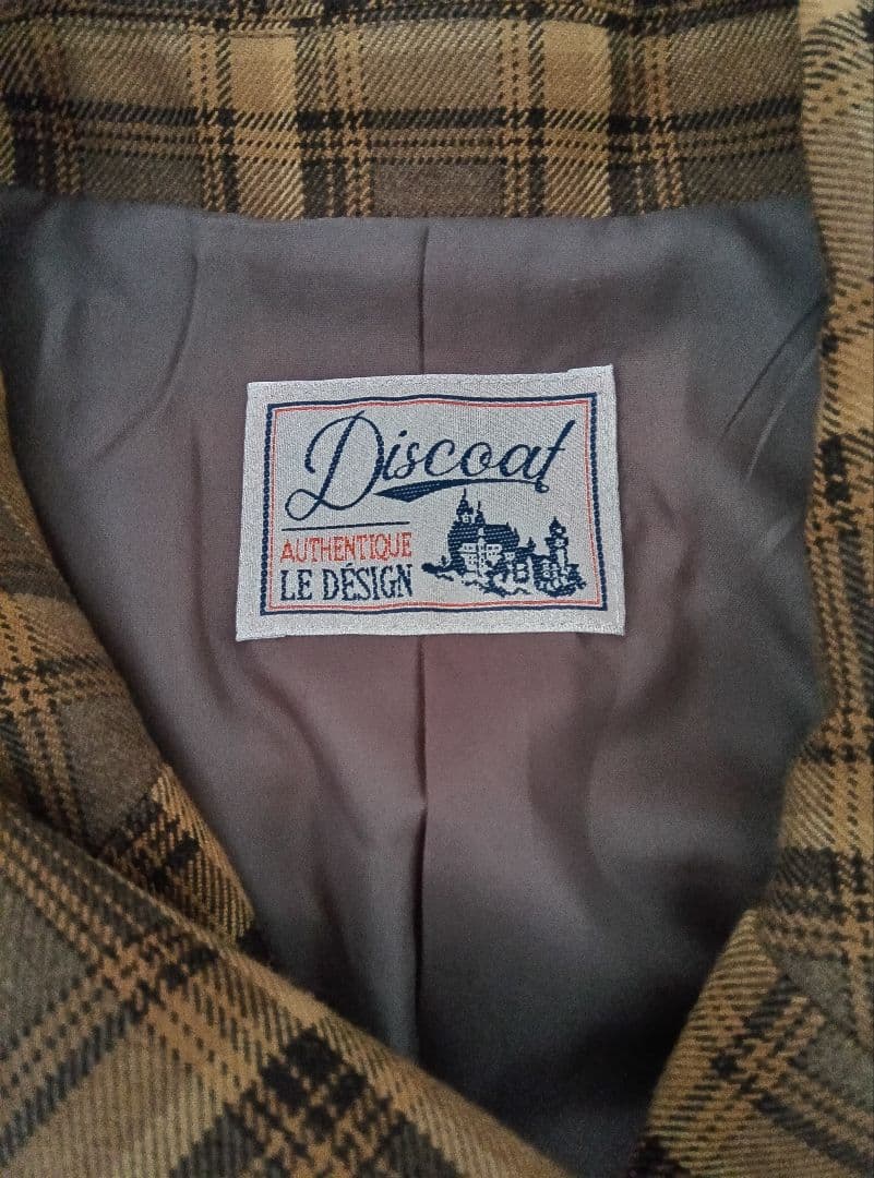 ディスコート　チェックWブレストジャコット mdprevattcaulkingandwaterproofing.com