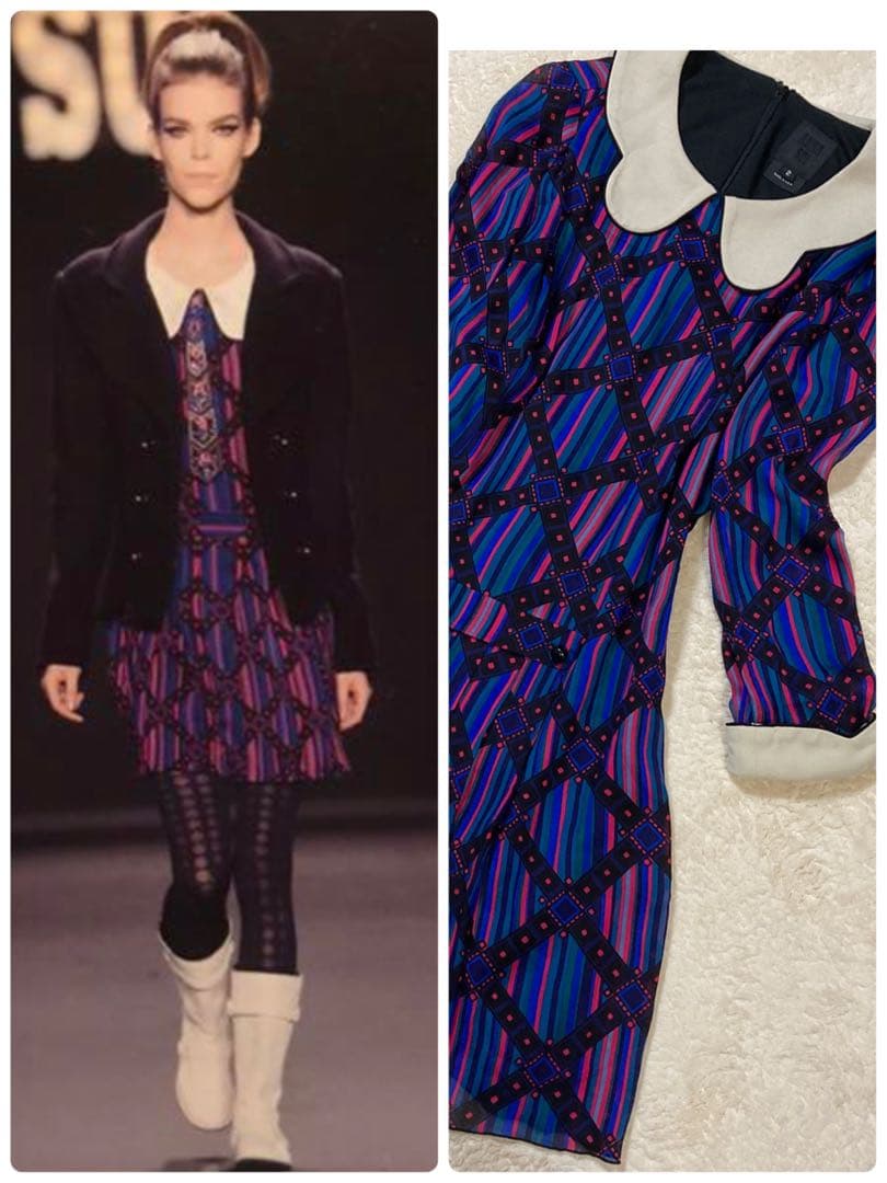 男の子向けプレゼント集結 蝶々襟 美品【アナスイ】ワンピース