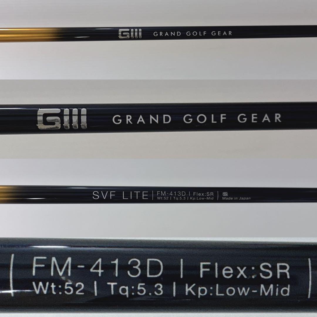 高級 グローブライド GIII ドライバー 460HR 純正カーボン 右 SR