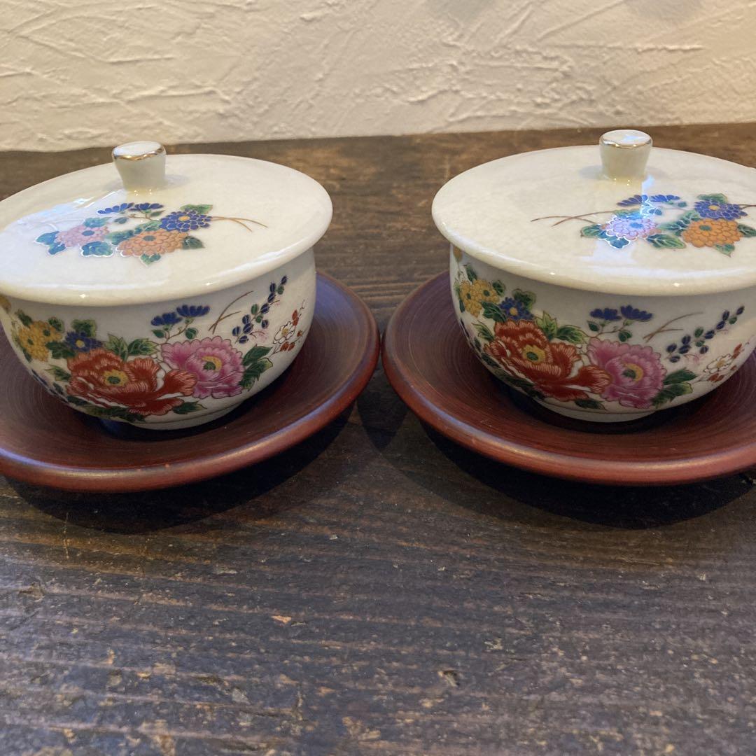九谷焼ペア湯呑み茶碗