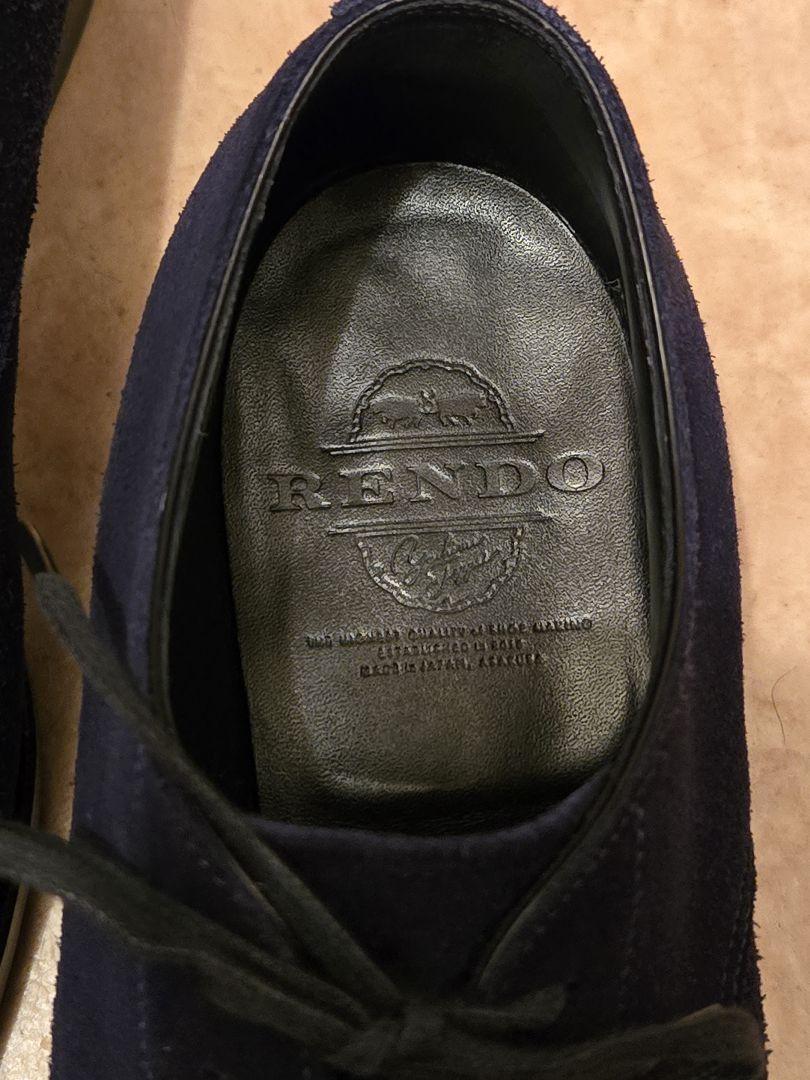【RENDO】7704 プレーントゥスエード UK6 24cm