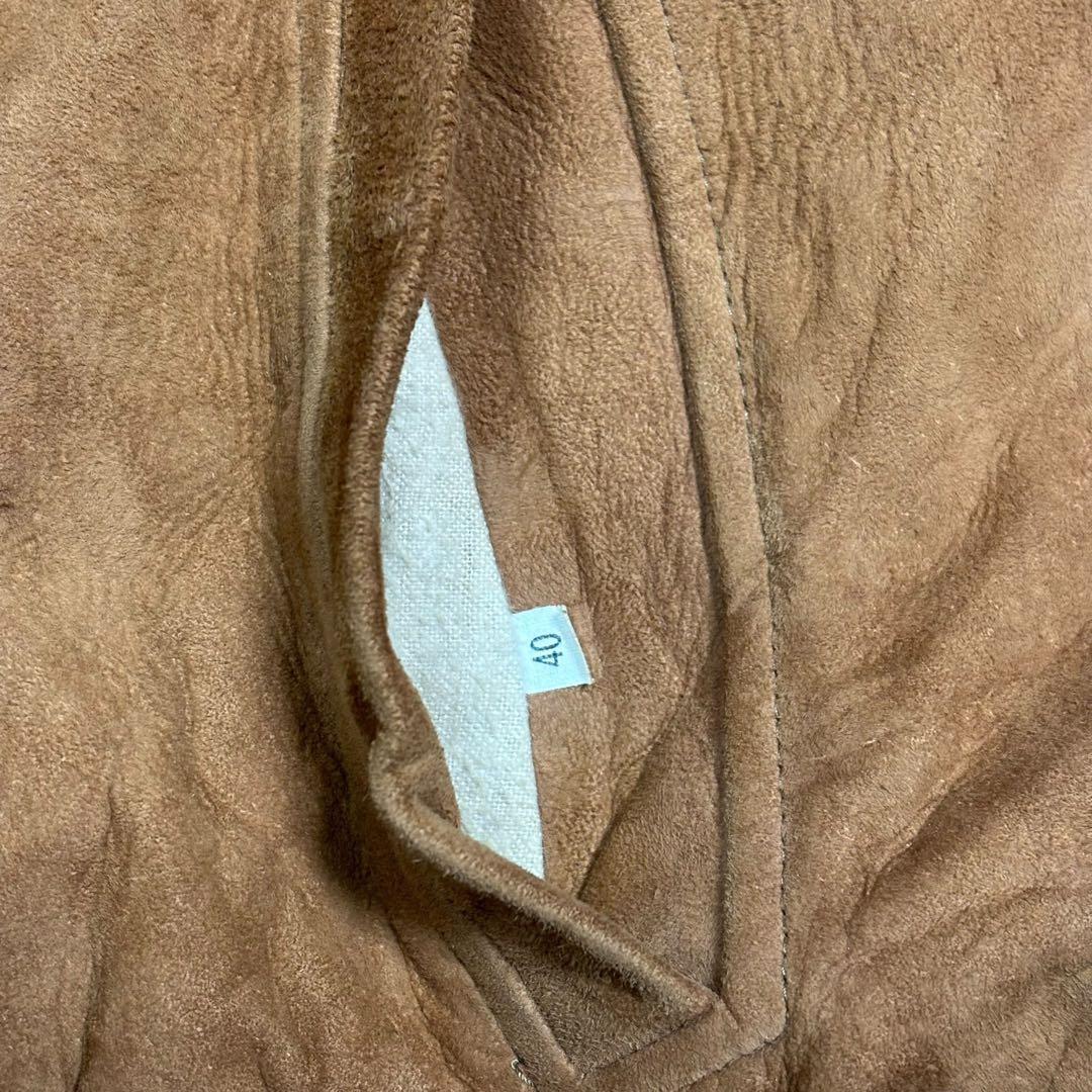 60's CRESCO スエード レザージャケット 雰囲気モノ