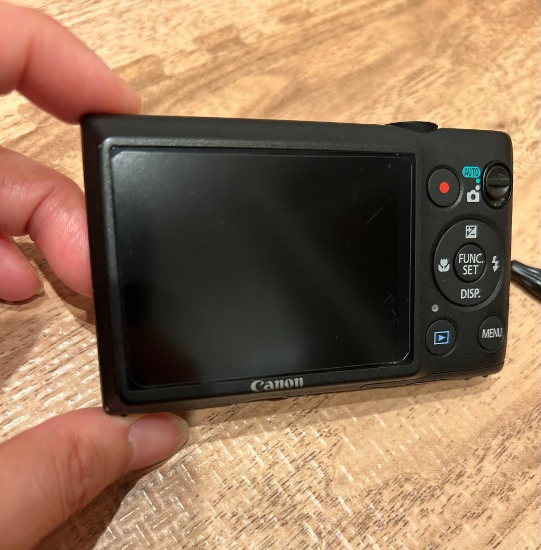 【動作確認済】キャノン　デジカメ　Canon　IXY410F　黒　ブラック 中古