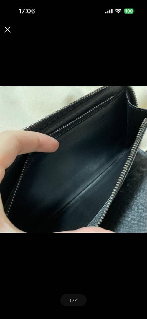 【美品】LOUIS VUITTON モノグラム・ジッピーウォレット 黒 【美品】LOUIS VUITTON モノグラム・ジッピーウォレット 黒