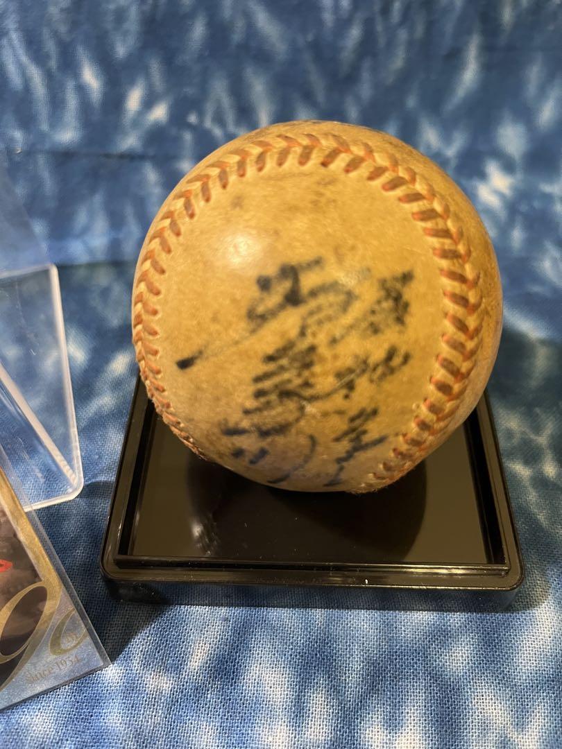 阪神タイガース 球団ロゴ 村山実 直筆サインボール BBM 25枚限定