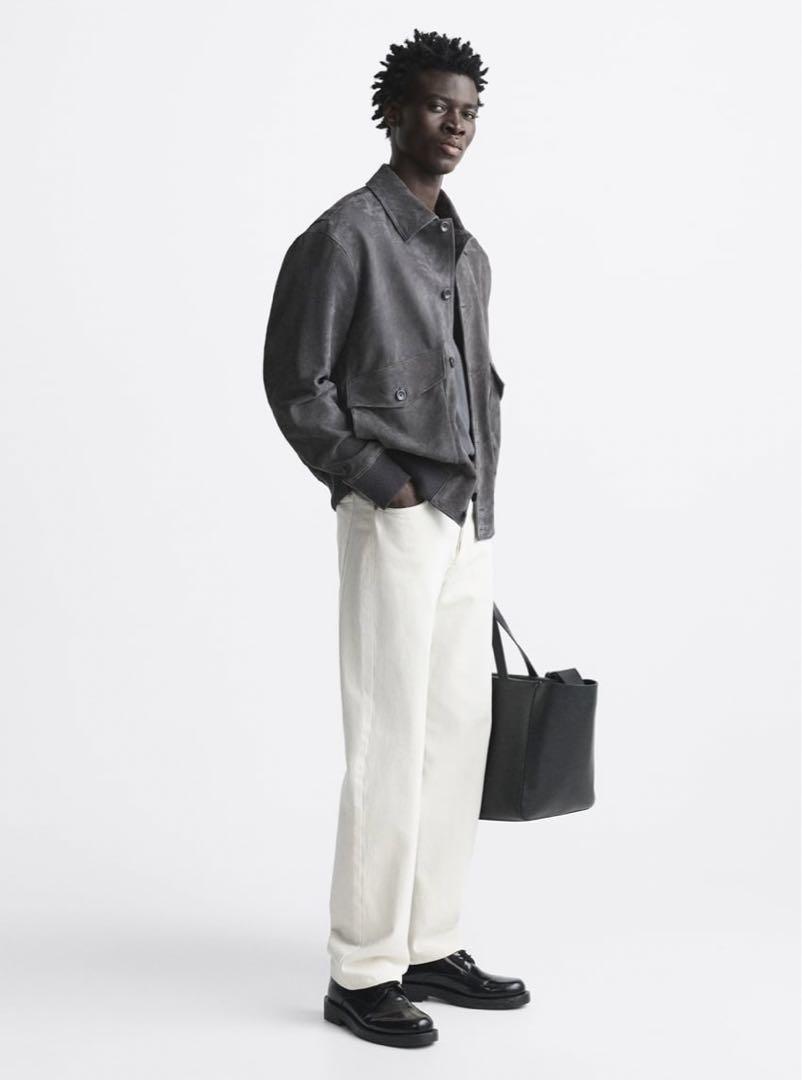 ZARA スウェードレザージャケット(ゴートレザー) Mサイズ ZARA スウェードレザージャケット(ゴートレザー) Mサイズ