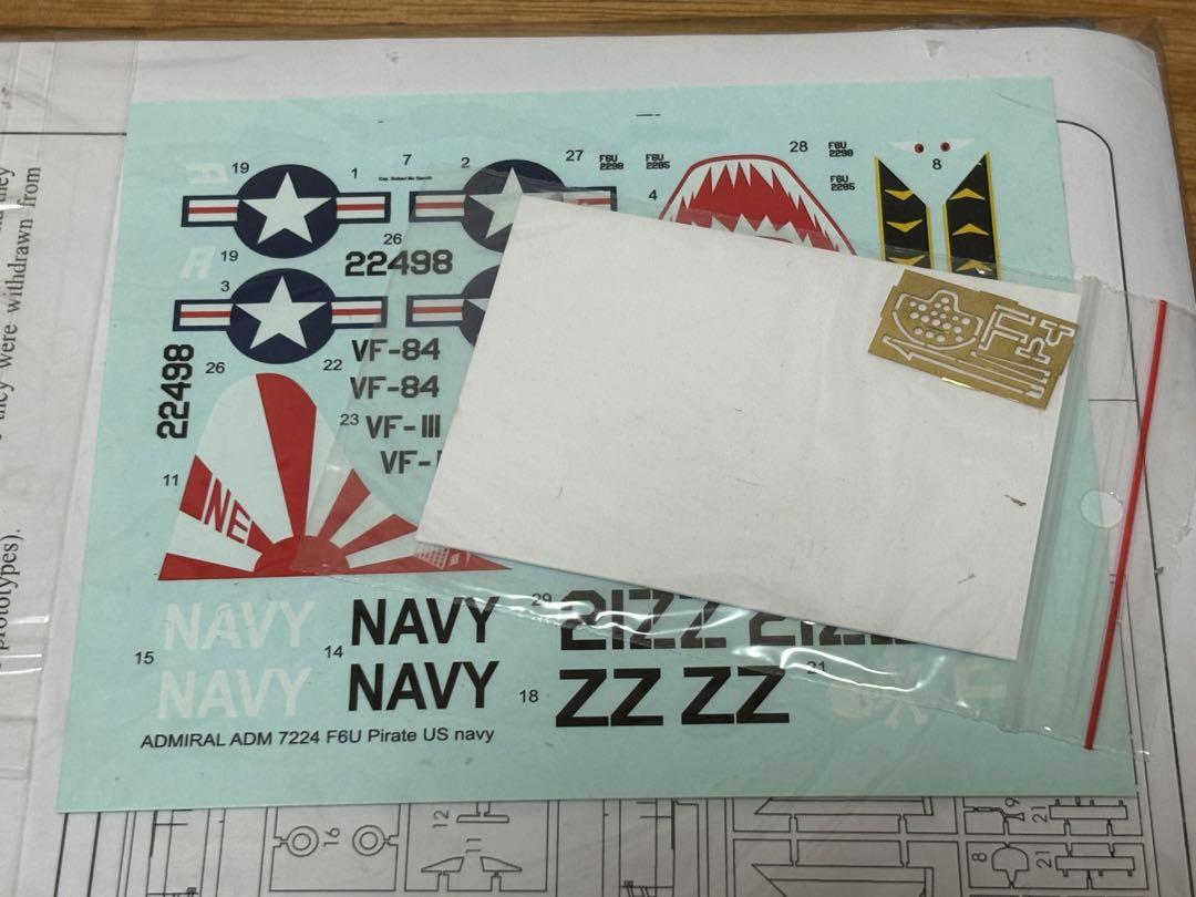 AZモデル 1/72 F6U-1 パイレート アメリカ海軍 ジェット艦上戦闘機