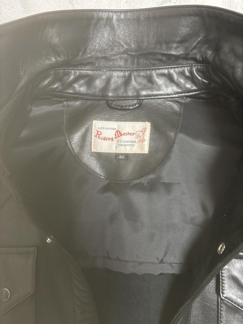 Y'2 LEATHER Riding Master レザージャケット サイズ40