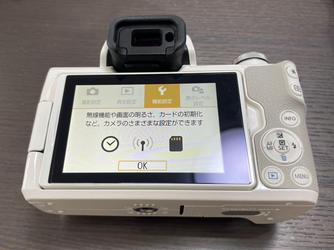 【あきな様専用】Canon EOS KISS M ダブルズームキット ホワイト 画像7