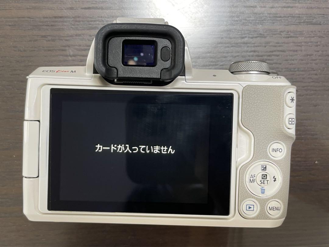 【あきな様専用】Canon EOS KISS M ダブルズームキット ホワイト 画像8