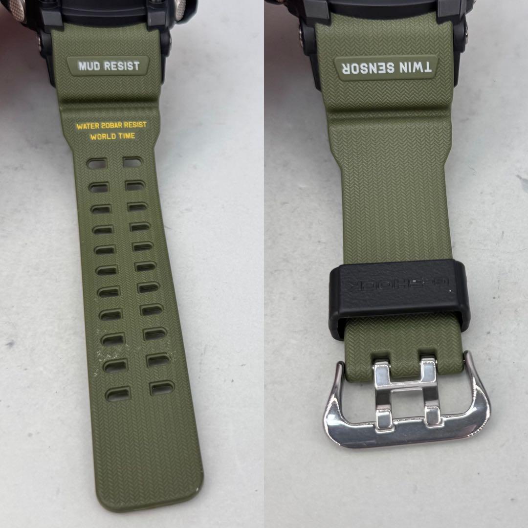 極美品 箱説タグG-SHOCK GG-1000 マッドマスター カーキ