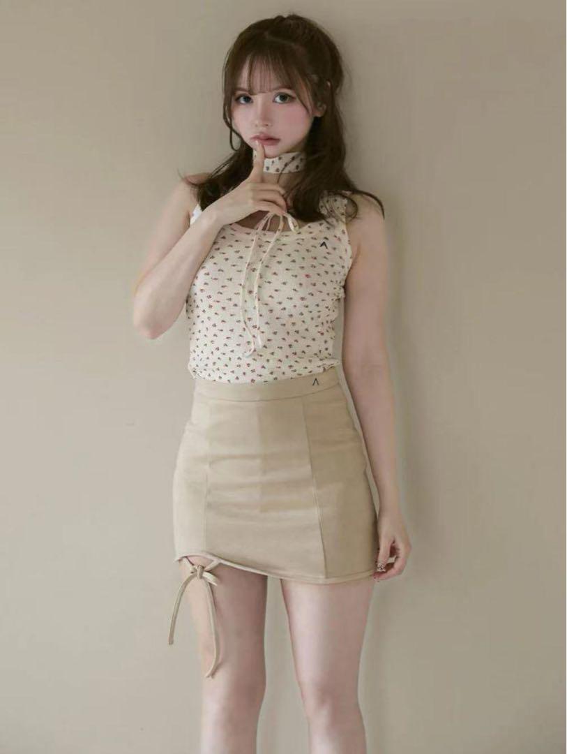 andmary リボントップス ANDMARY】Nicole ribbon tops