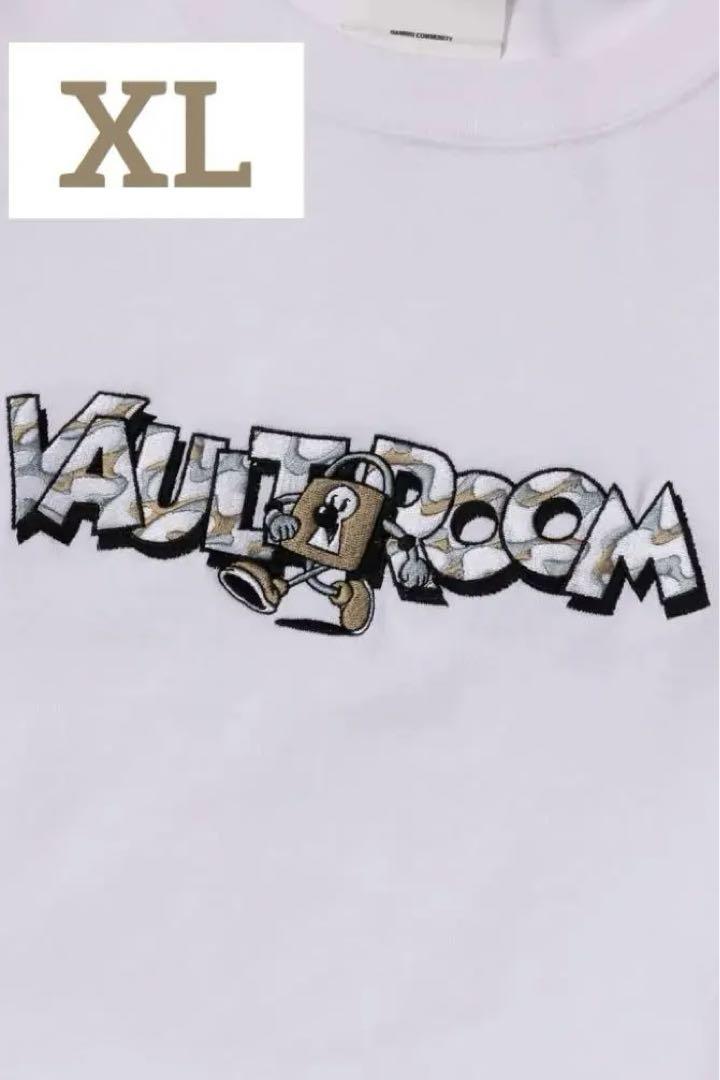 XL Vaultroom CAMO LOGO TEE / WHT 画像1