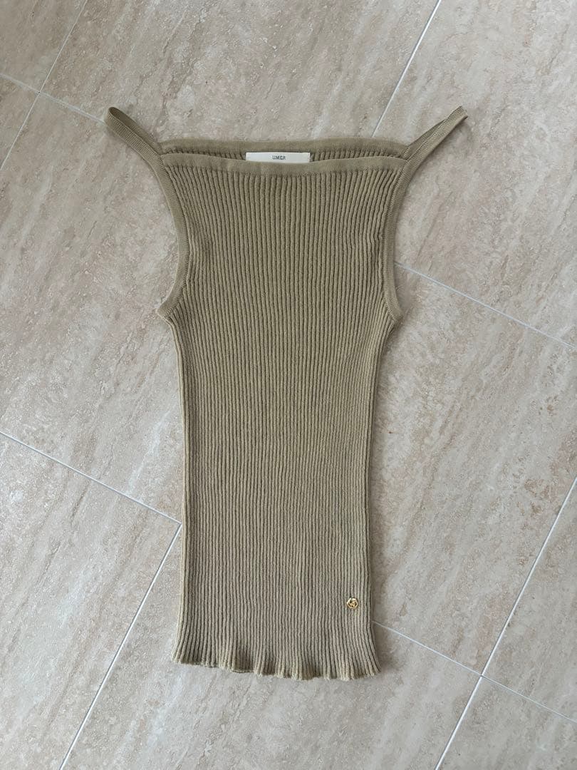 UMER ユメル リブニットキャミソール