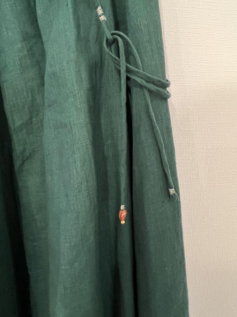 贅沢 極美品】パラスパレス リネンスカート スカート