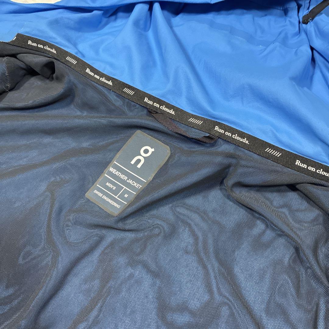 【美品】on Weather Jacket ウェザージャケットブルー M 【美品】on Weather Jacket ウェザージャケットブルー M