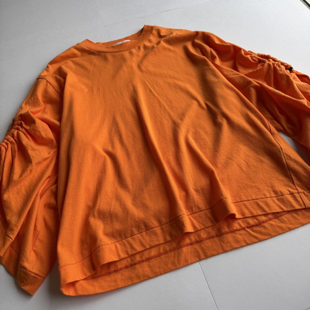 美品 トーガプルラ シルケットジャージースリーブトップス