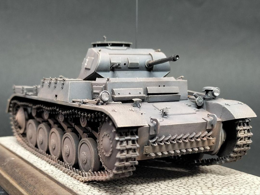 1/35 Ⅱ号戦車 Ⅲ号戦車 黒森峰仕様 ジオラマ完成品 ガルパン