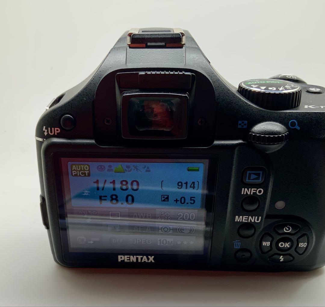 最後のCCD機　PENTAX K-m デジタル一眼レフカメラ 本体　レンズ