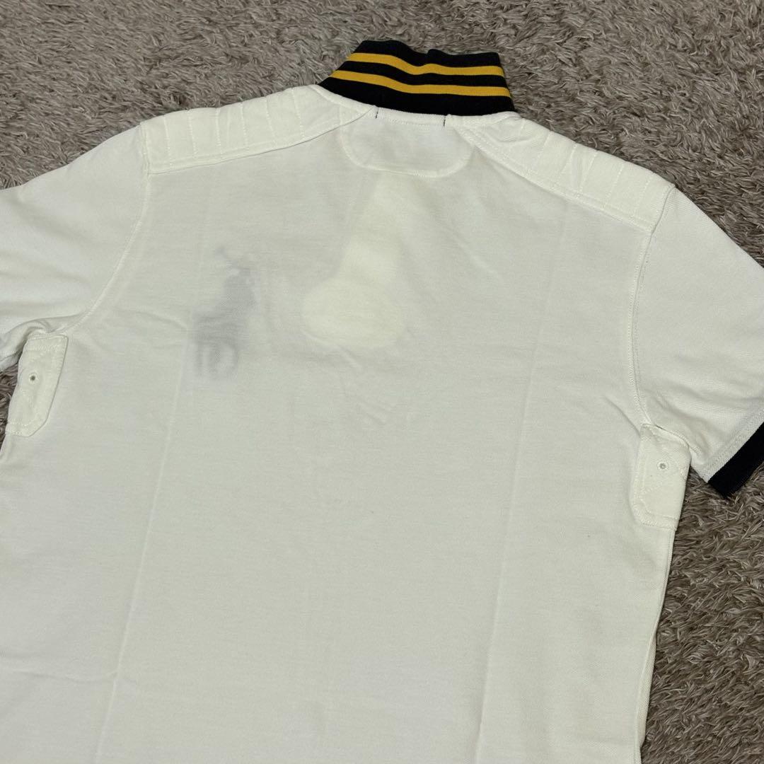 ポロラルフローレン　ビッグポニー刺繍ポロシャツ　3　L　白　タグ付き未使用 Polo ポロラルフローレン ビッグポニー刺繍 No.3パッチ