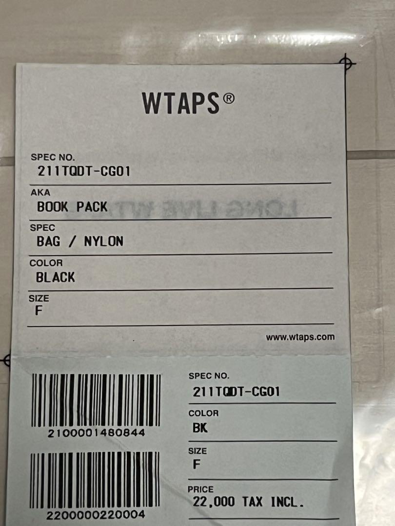 wtaps BOOK PACK リュック
