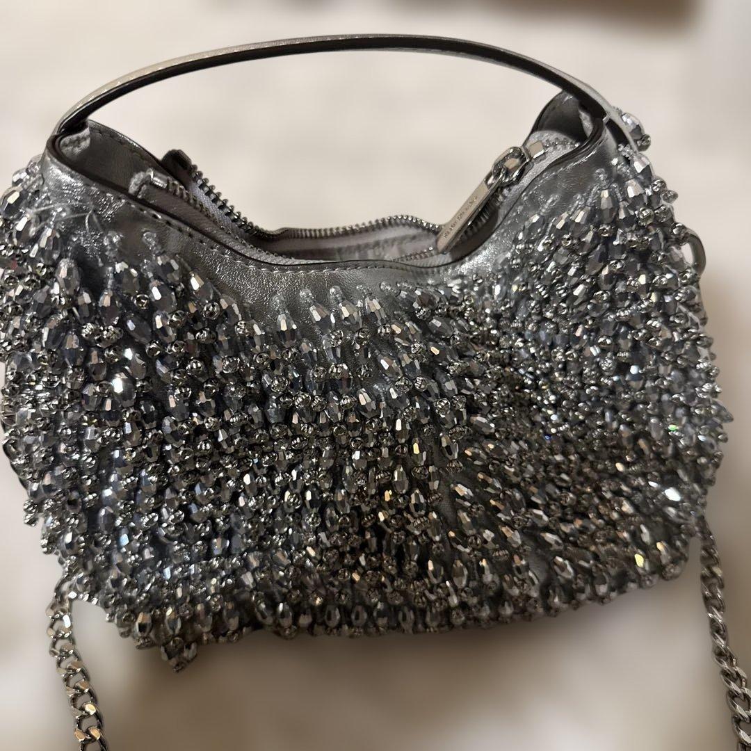 MICHAEL KORS 限定 ショルダーバッグ シルバーキラキラ