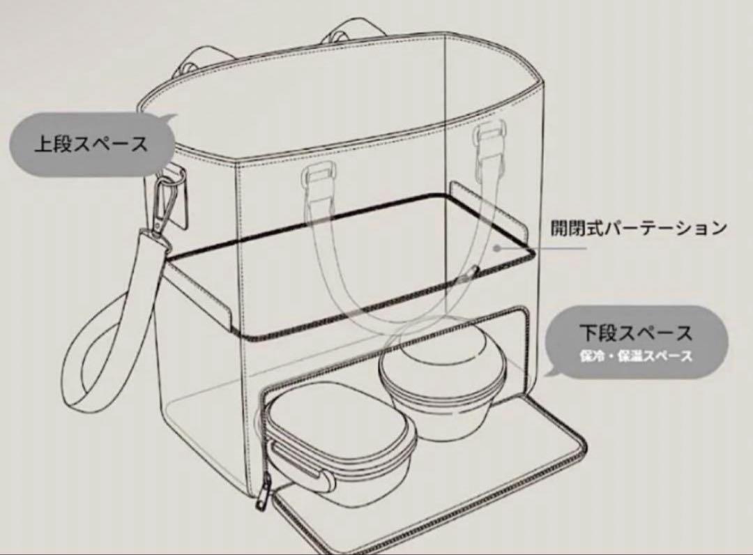 特価　piuno FLOORTOTE トートバッグ 大容量 ビジネス 保冷バッグ