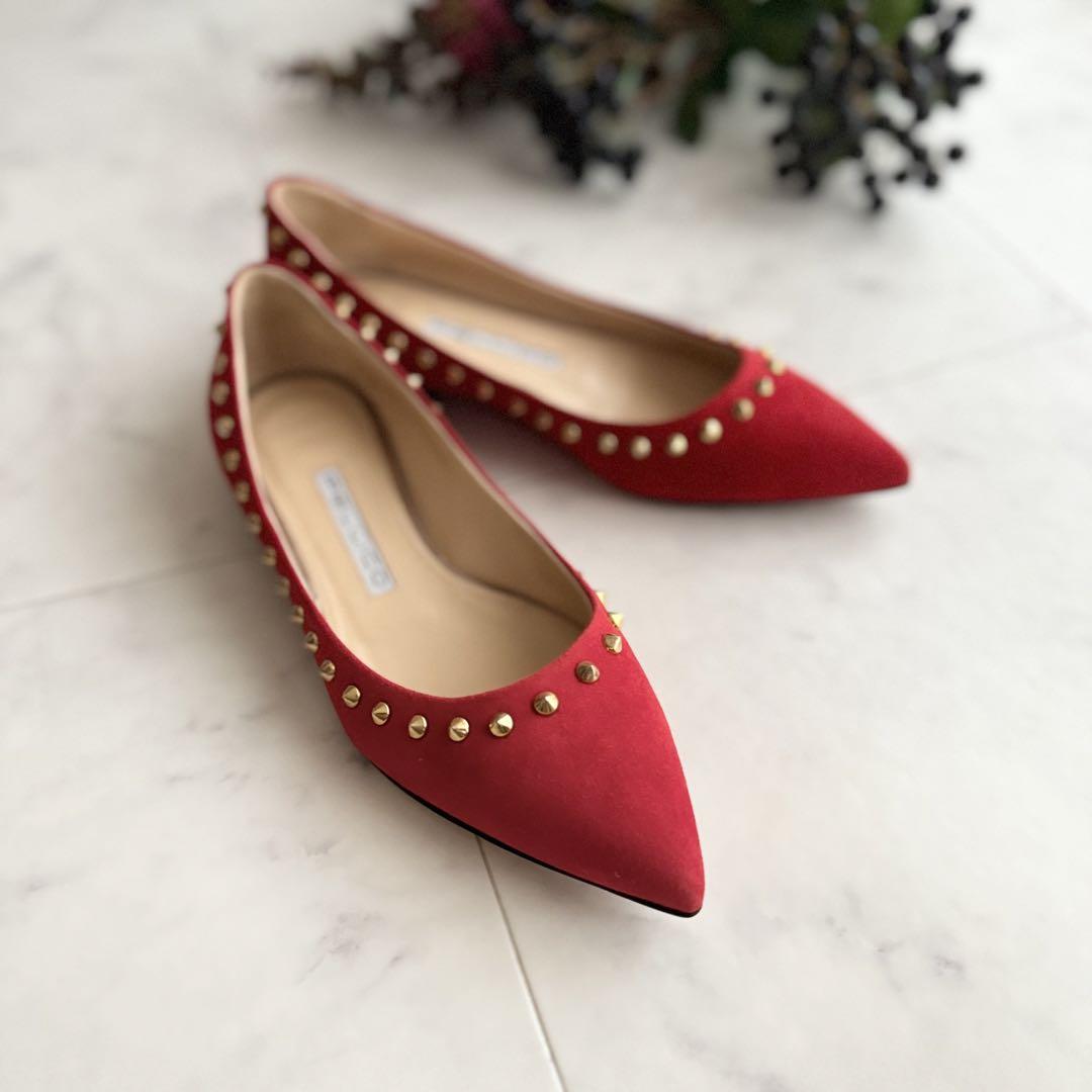 美品　PELLCO ペリーコ ANIMA スタッズパンプス　35