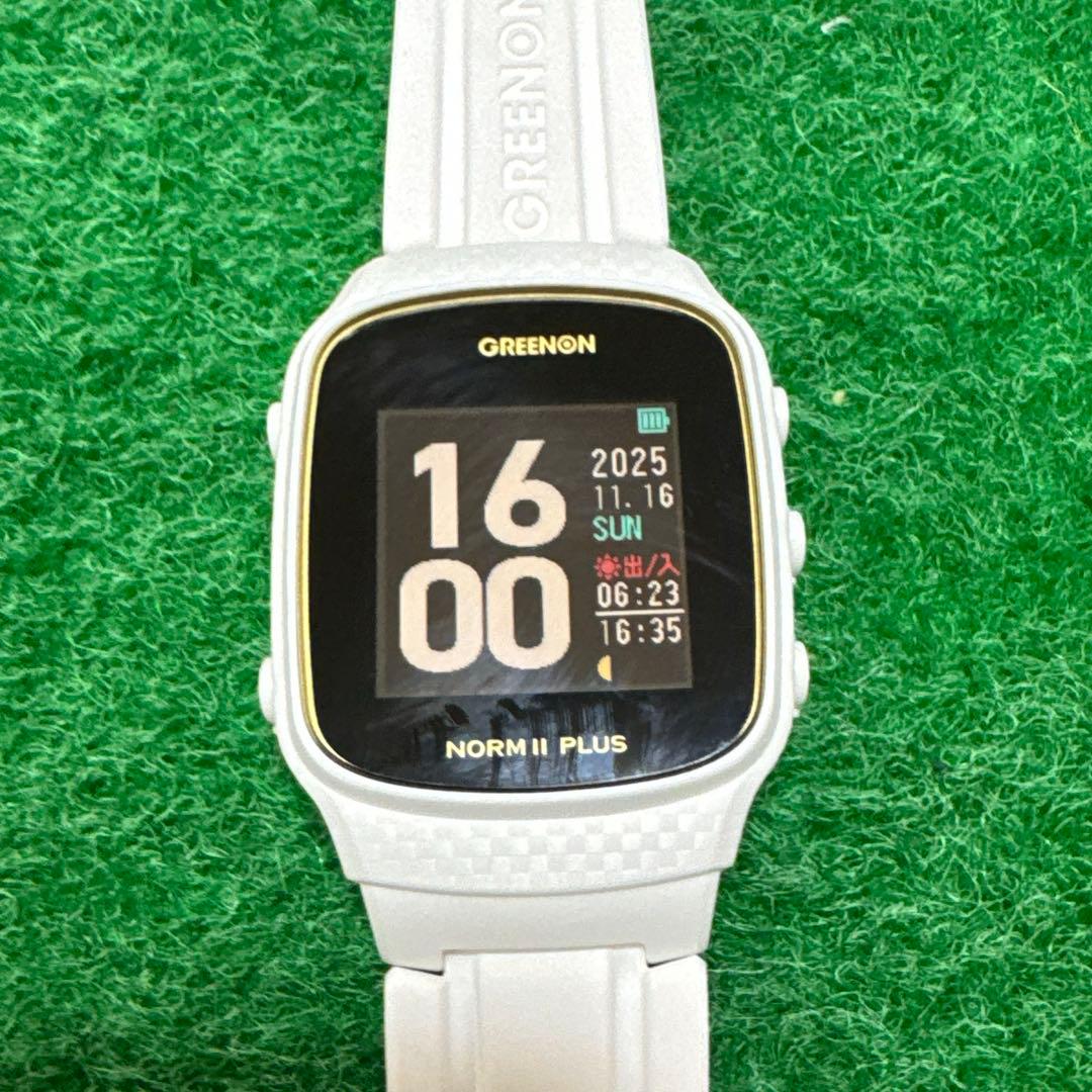 GREENON NORM II PLUS ゴルフウォッチ目立った傷や汚れなし