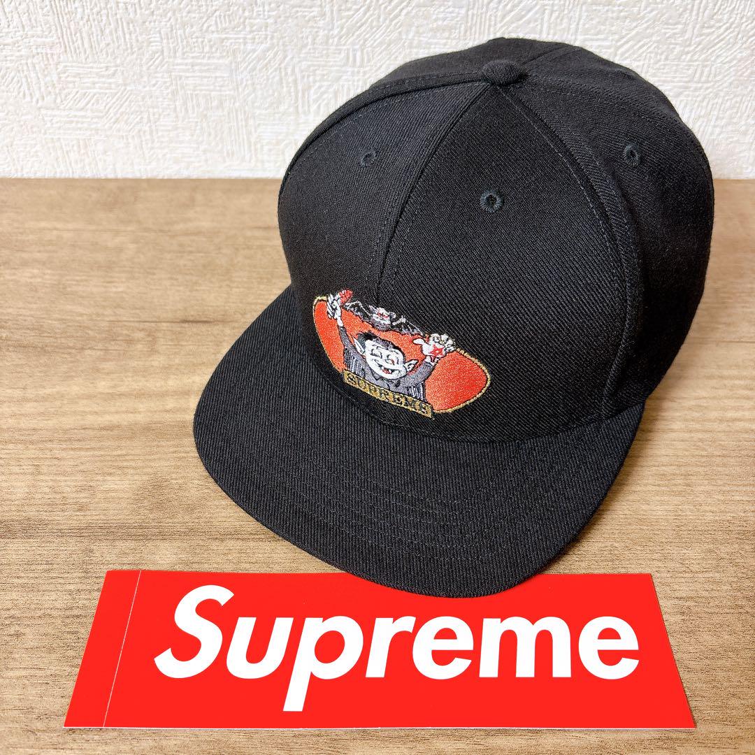 正規品　Supreme キャップ　帽子 アメリカ製　ヴァンパイアボーイ　ブラック