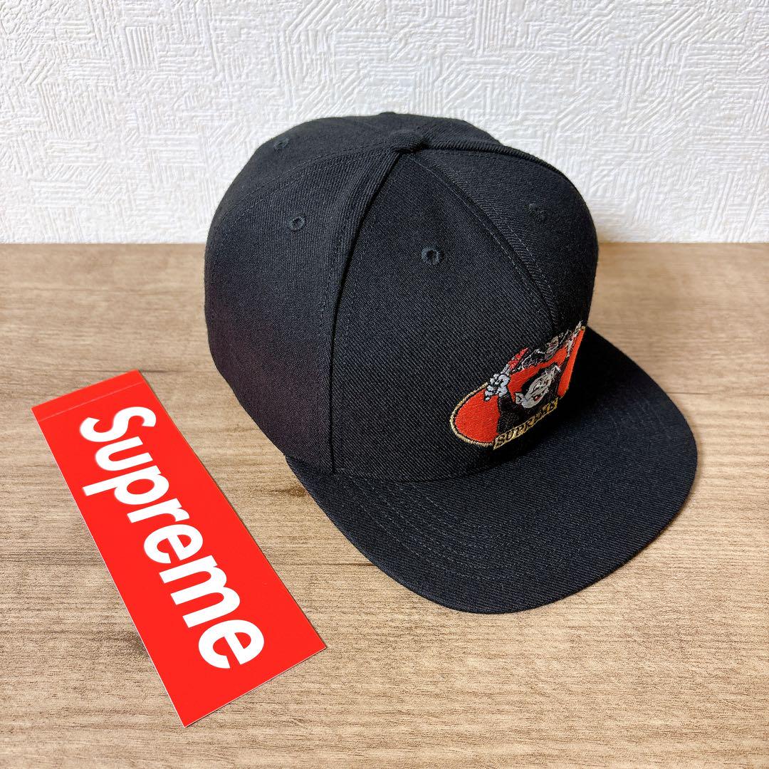 正規品　Supreme キャップ　帽子 アメリカ製　ヴァンパイアボーイ　ブラック