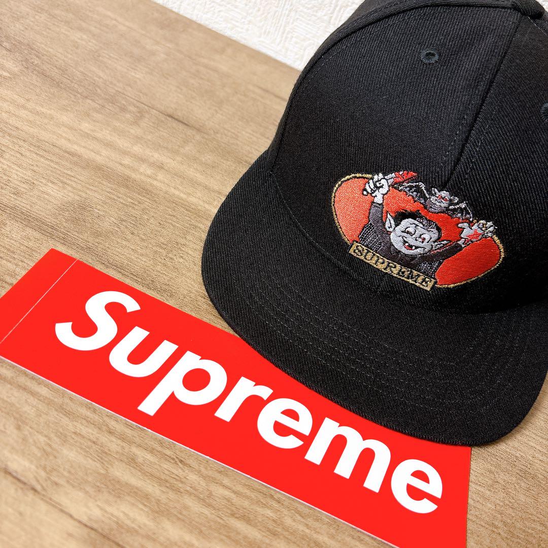 正規品　Supreme キャップ　帽子 アメリカ製　ヴァンパイアボーイ　ブラック