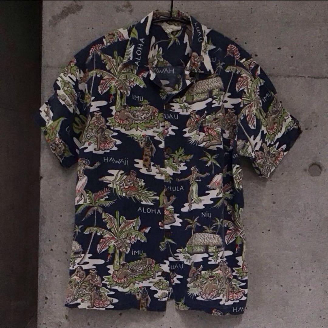 60s ビンテージ アロハシャツ HAWAIIAN HOT