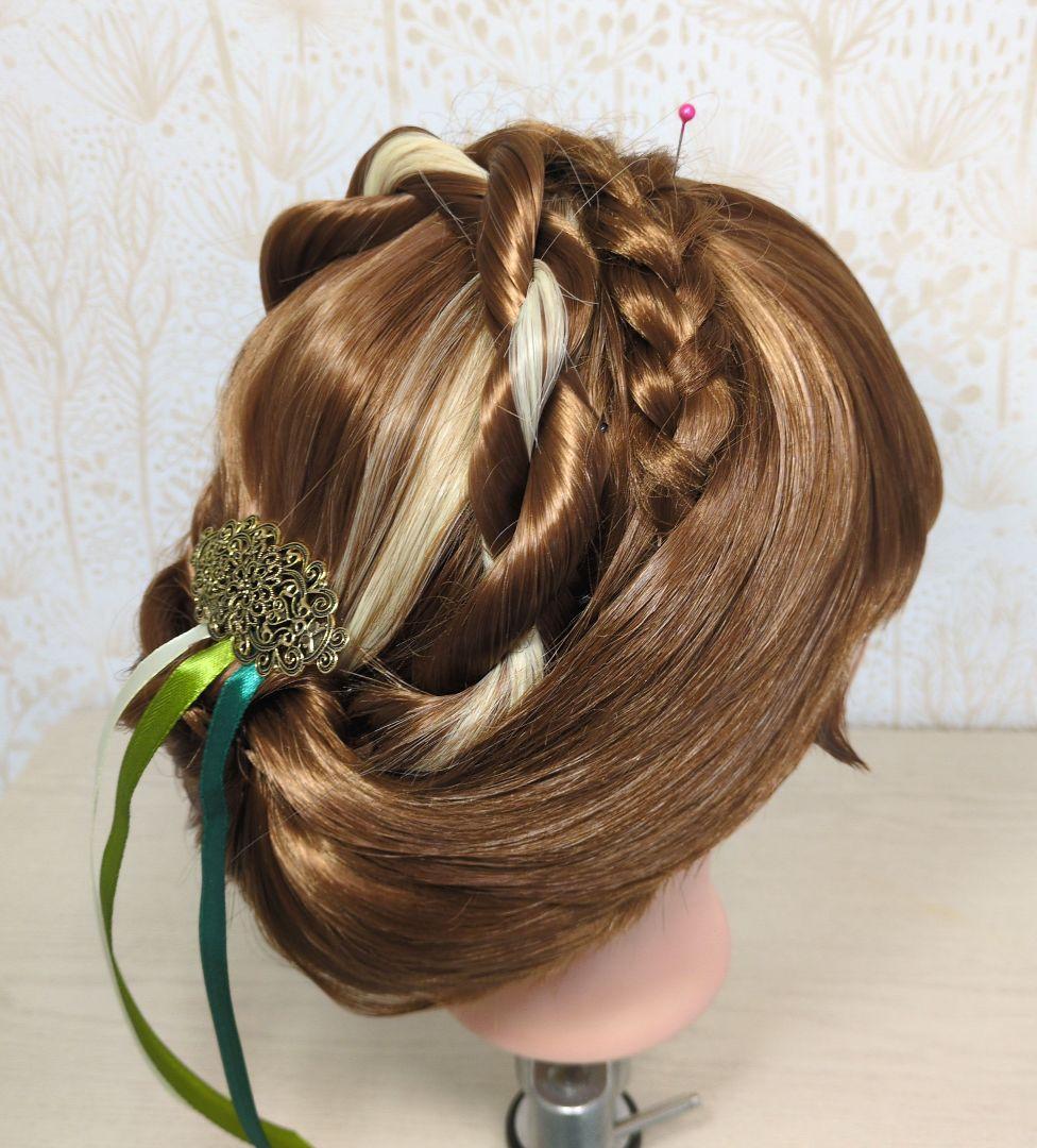 ★dハロウィッグ★アナと雪の女王　戴冠式　ヘアアクセ付き