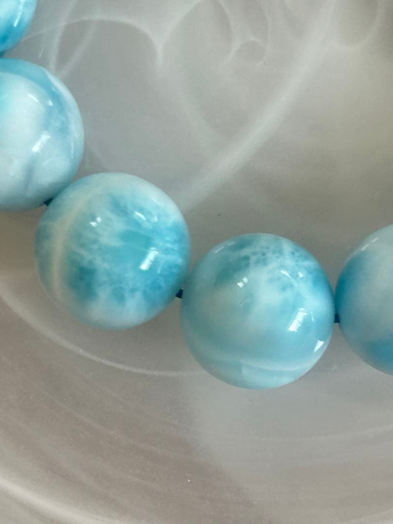 ラリマーブレスレット16ミリ