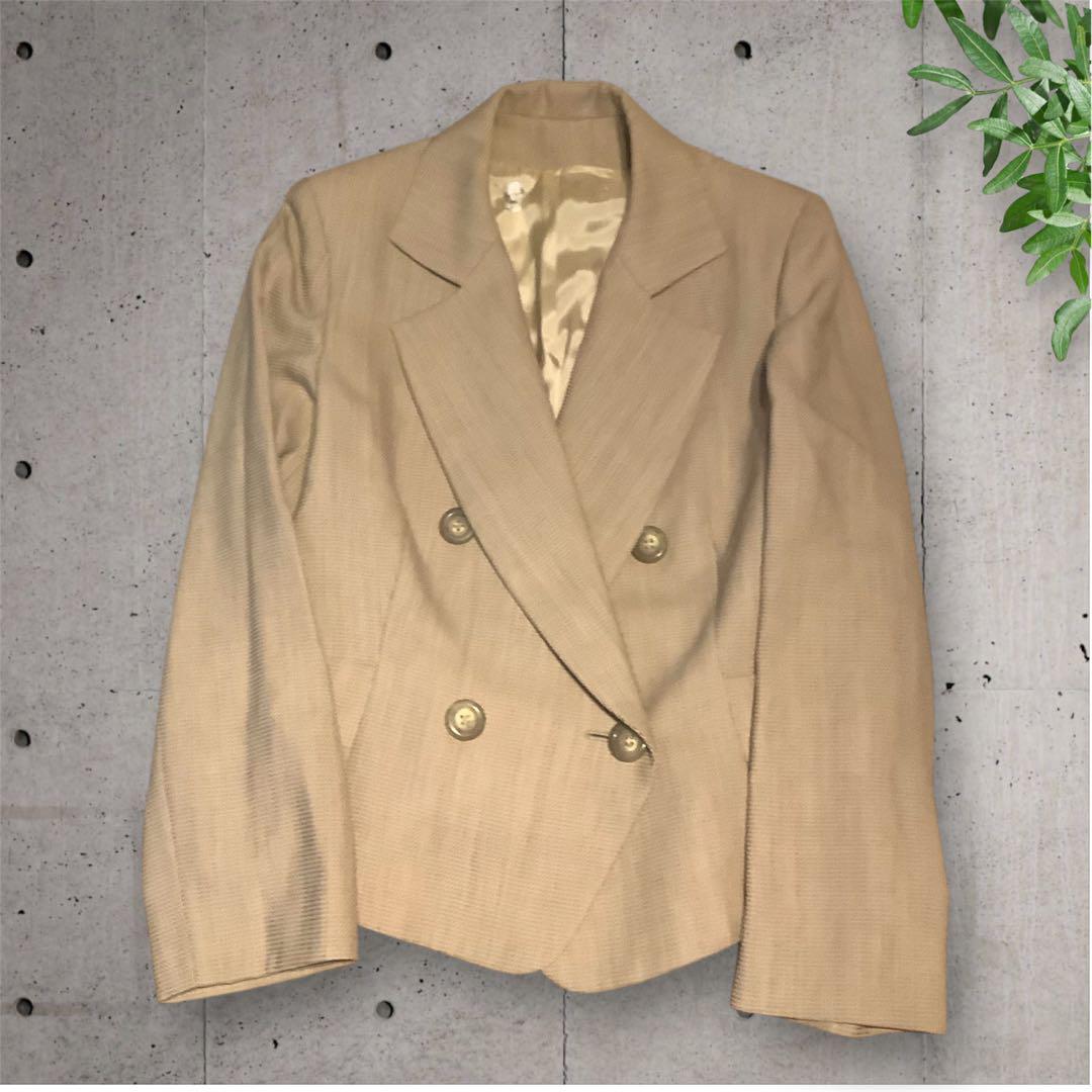 Christian Dior セットアップスーツ ベージュ 美品