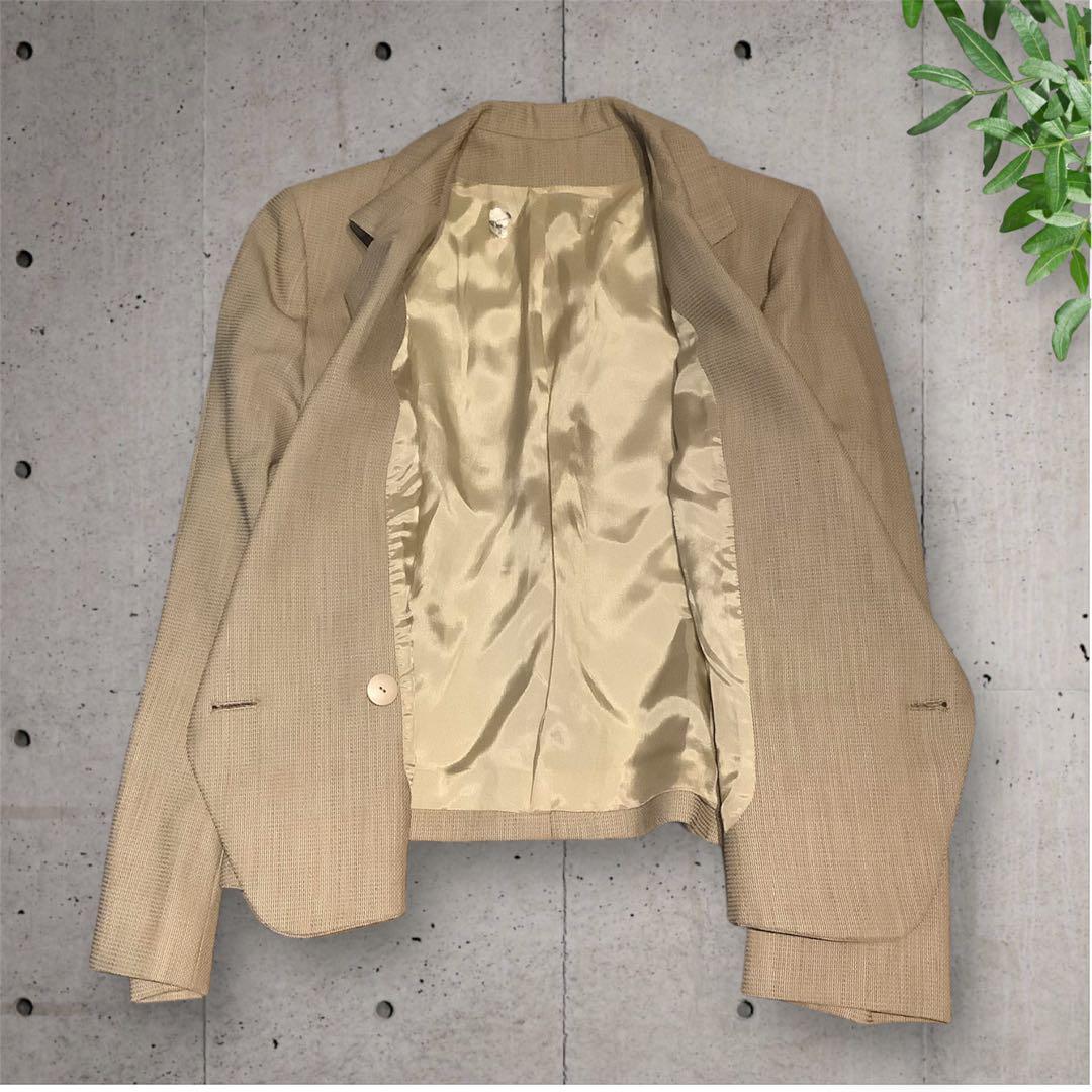 Christian Dior セットアップスーツ ベージュ 美品