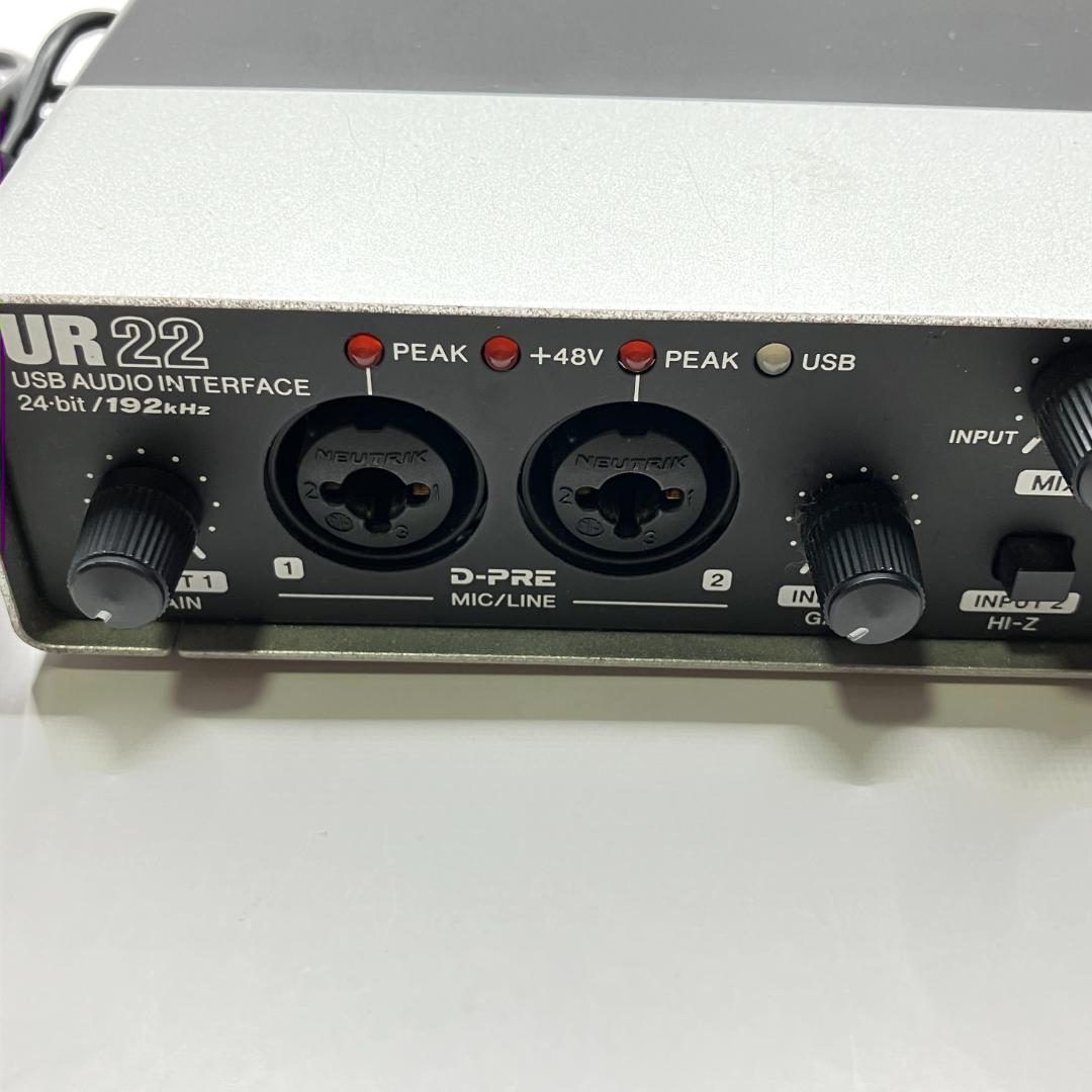 Steinberg UR22 オーディオインターフェイス USB 高音質モデル