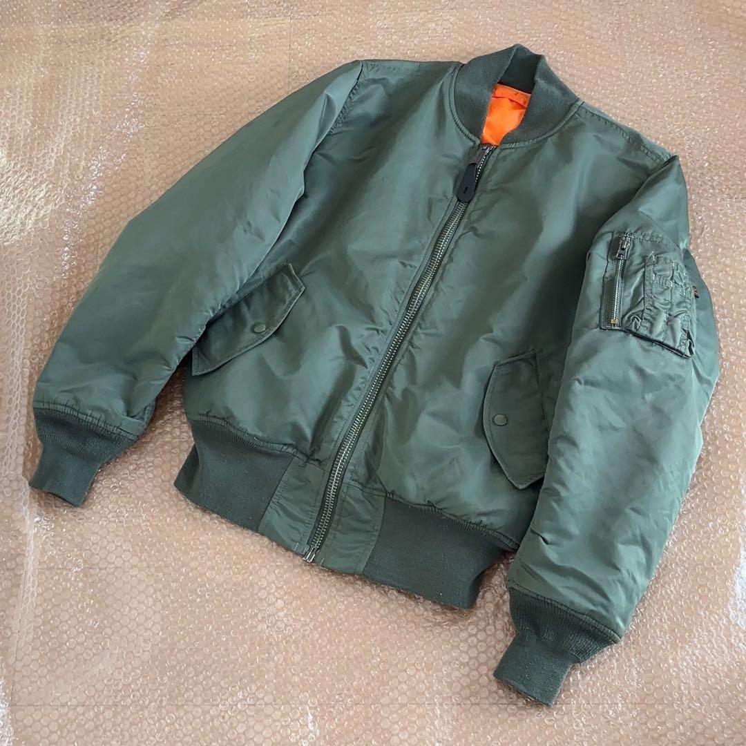 ALPHA INDUSTRIES MA-1 フライトジャケットS ALPHA INDUSTRIES