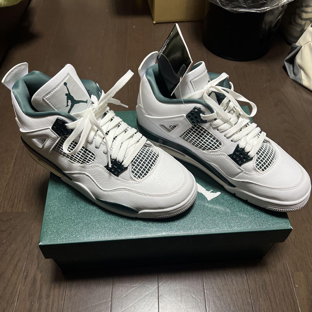 Air Jordan 4 ホワイト/グリーン 未使用