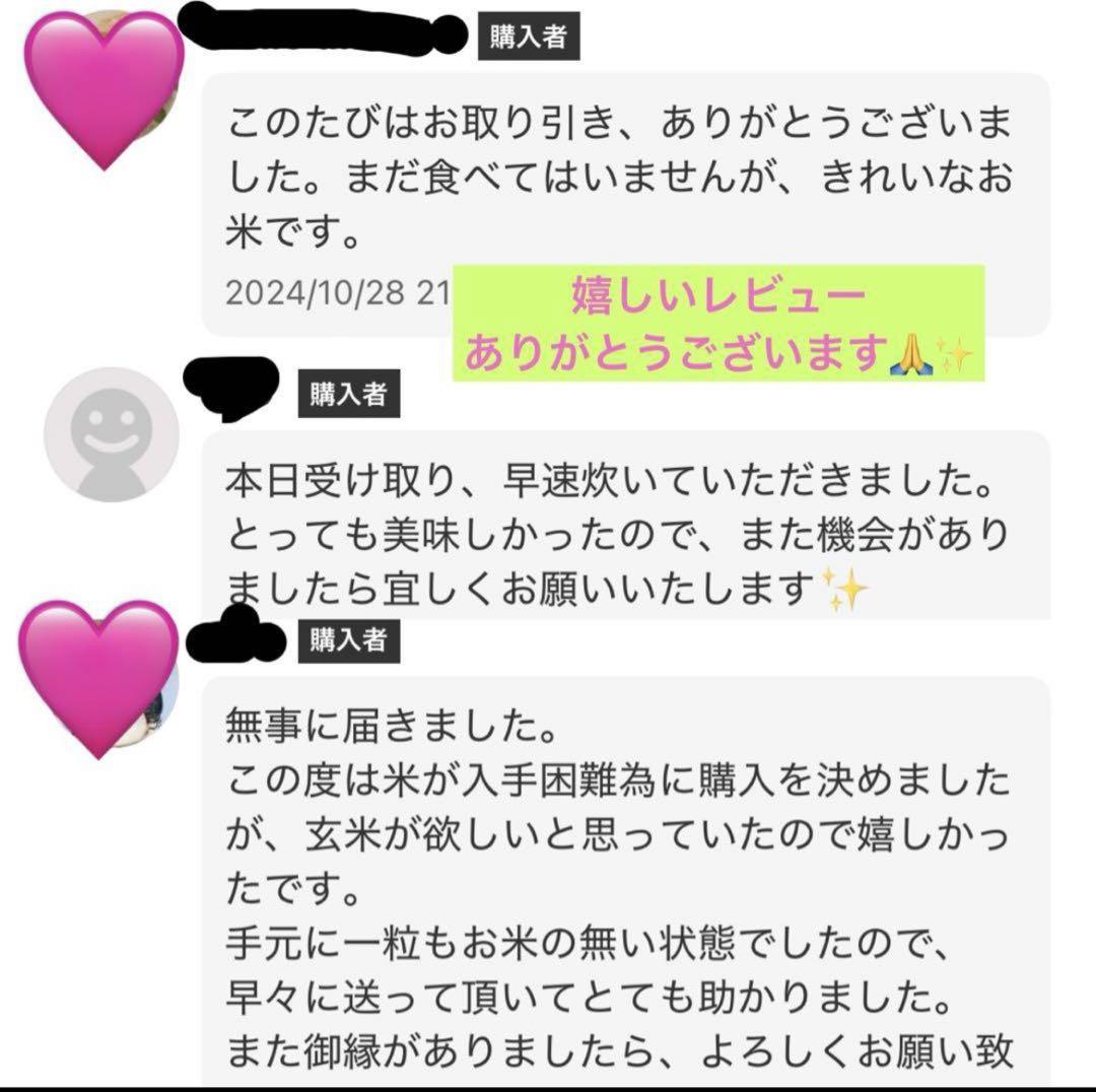 令和6年石川県産　農家のお米　こしひかり　玄米　10キロ