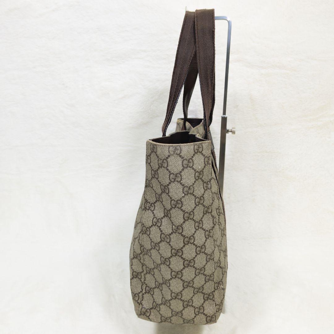GUCCI グッチ GG柄 トートバッグ PVC 大容量 A4収納 レディース