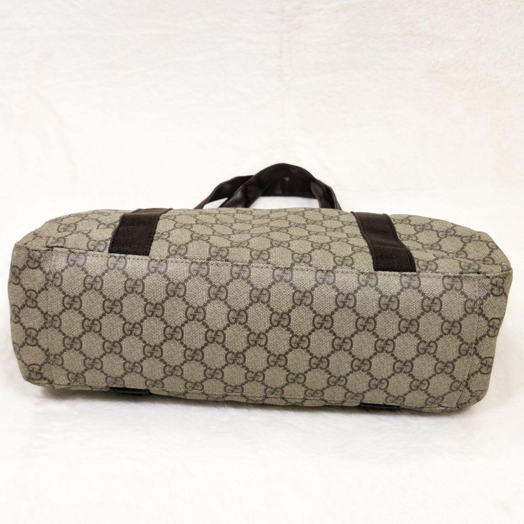 GUCCI グッチ GG柄 トートバッグ PVC 大容量 A4収納 レディース