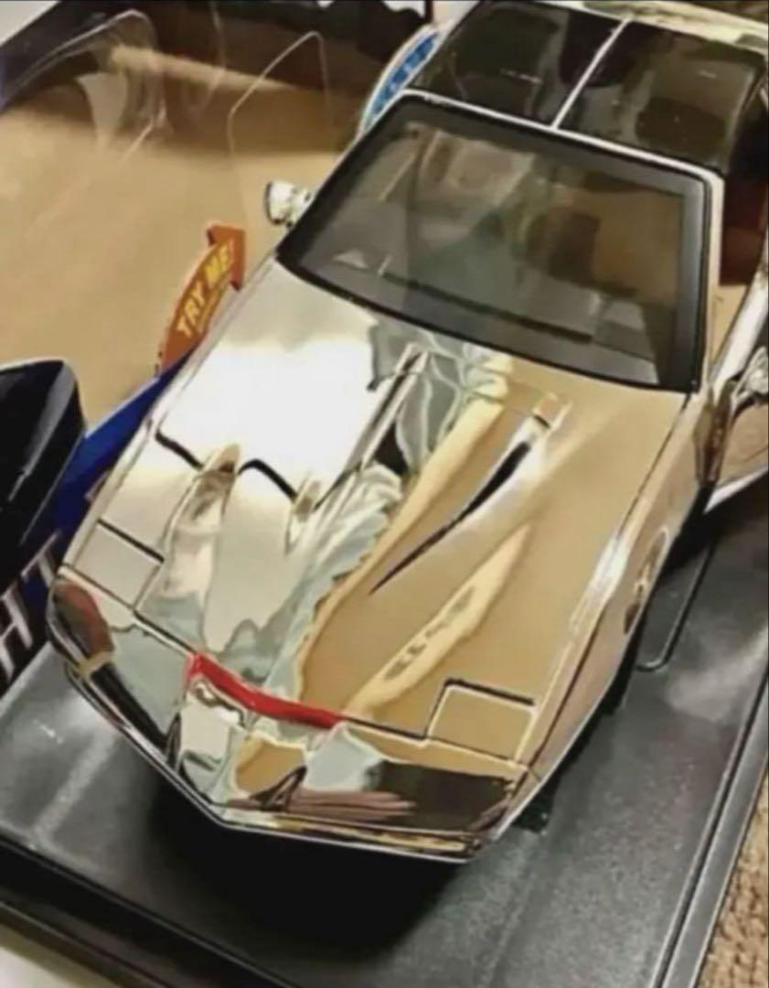 高質 激レア！ 1/18 ナイトライダー KITT クローム 銀メッキ ミニカー
