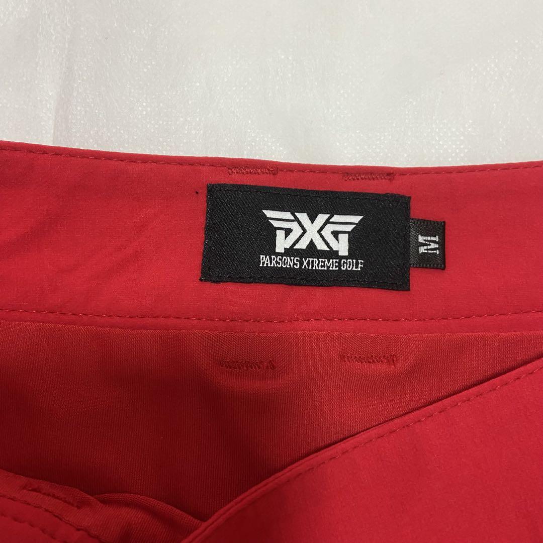 美品　PXGゴルフ レディース ウェア スカート　レッド　スカパン